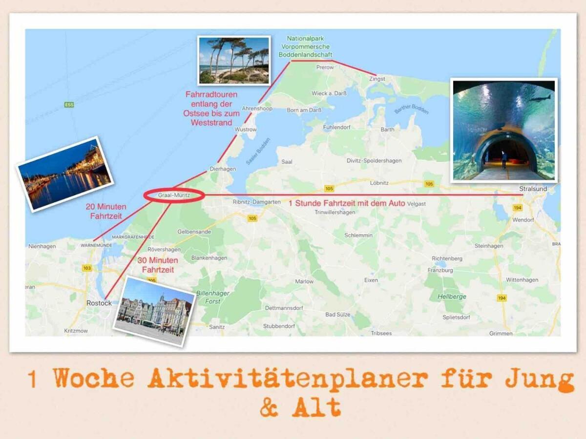 Discovair Graal Mueritz -Haus Quisisana- Strandnah Mit Netflix Экстерьер фото